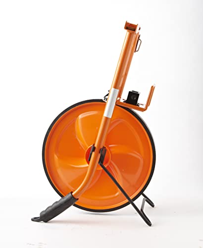 0.318m Diameter 1-Meter Circumference Steel Frame Plastic Measuring Wheel
