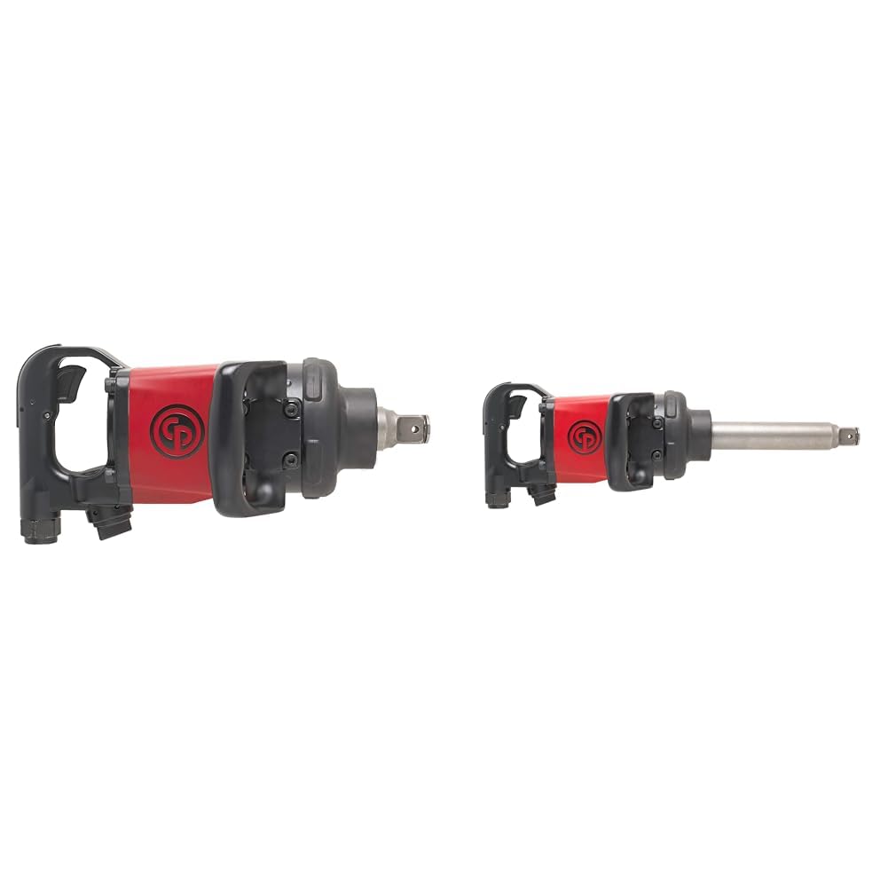 1 Inch 1920 ft-lb Torque Air Impact Wrench Bundle with 6 Inch Anvil Model