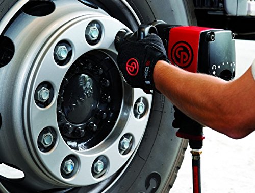 1 Inch Air Impact Wrench, Red, Aluminum