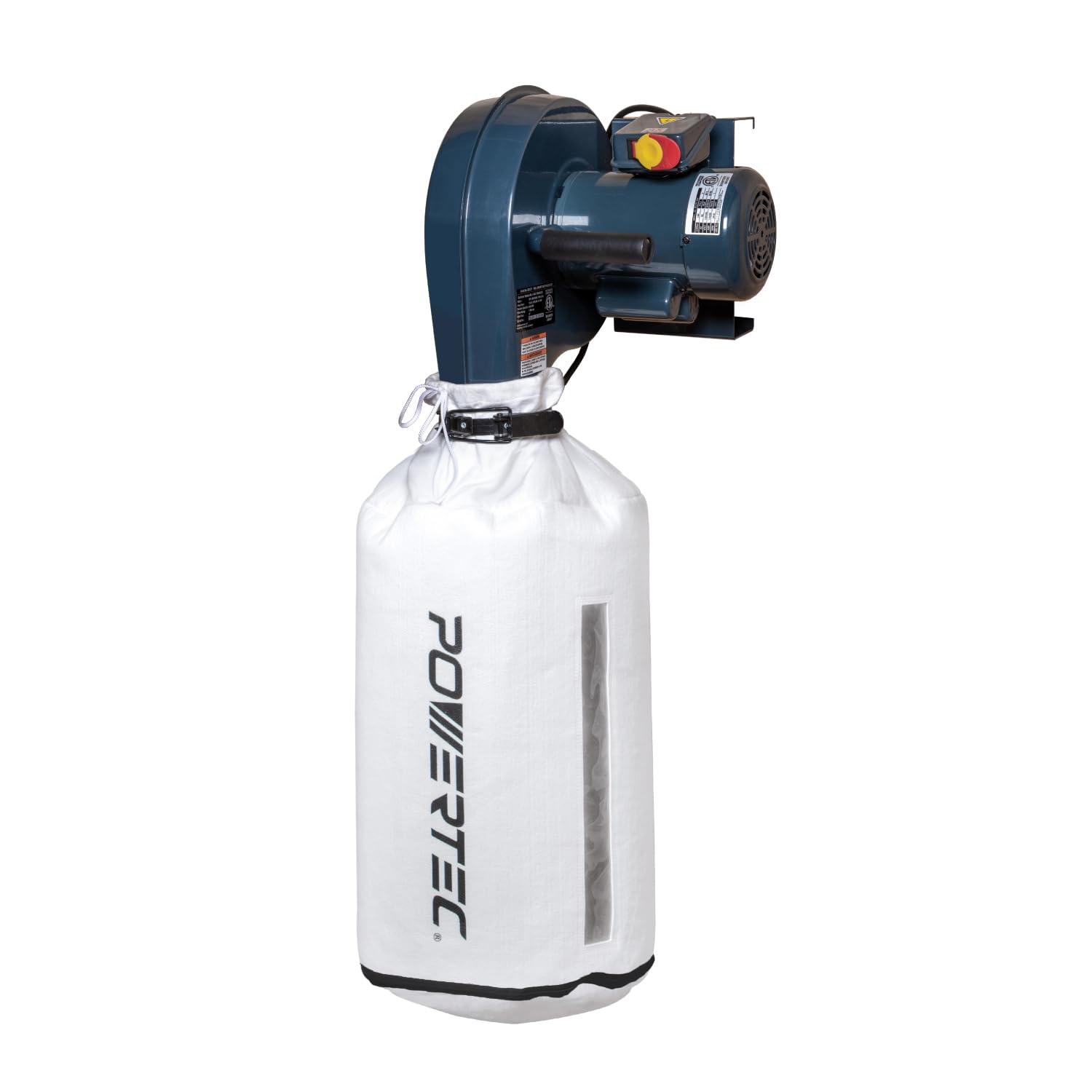1 HP 560 CFM Wall Mount Dust Collector with 1 Micron Dust Collector Bags for Woodworking Dust Collection System