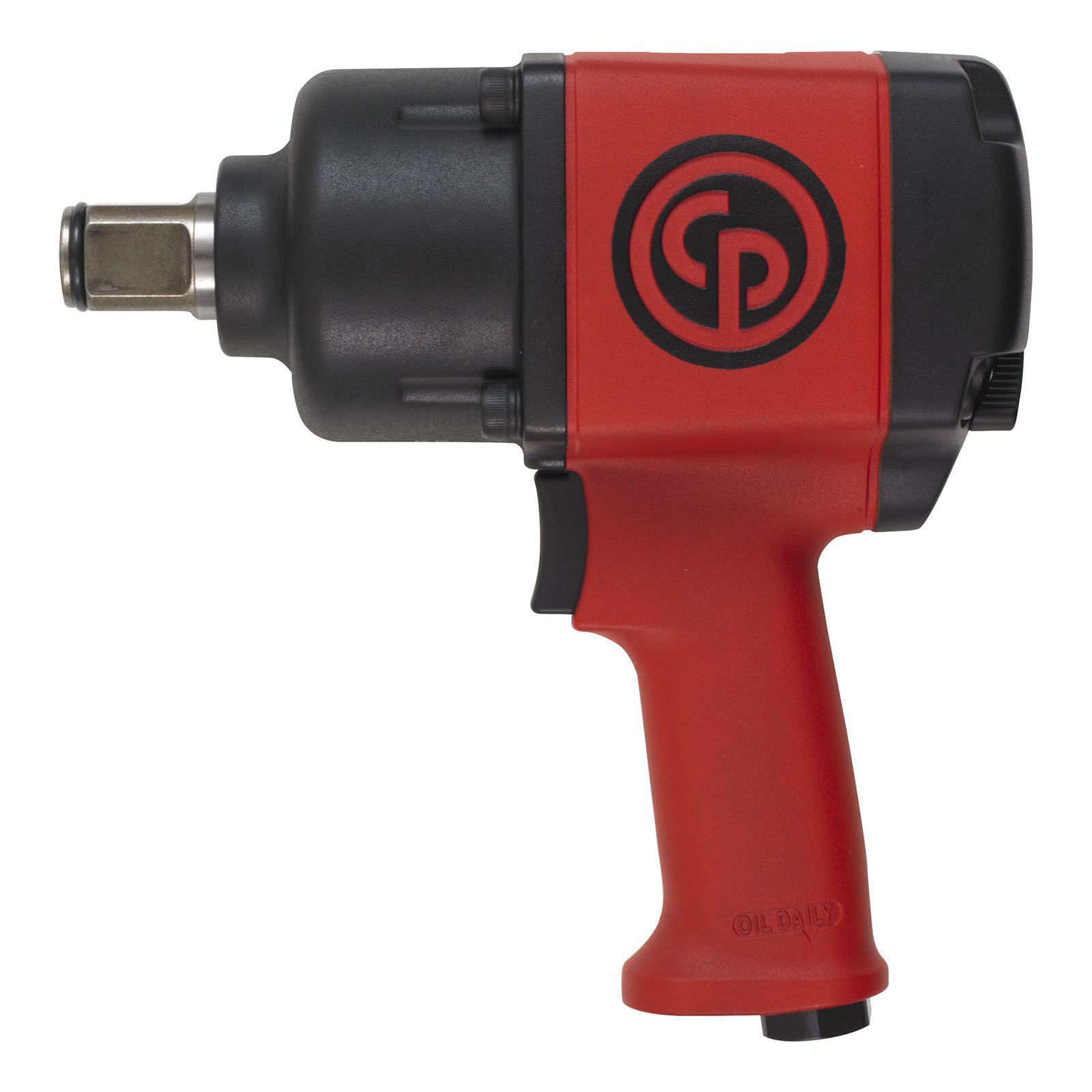 1 Inch Air Impact Wrench, Red, Metal