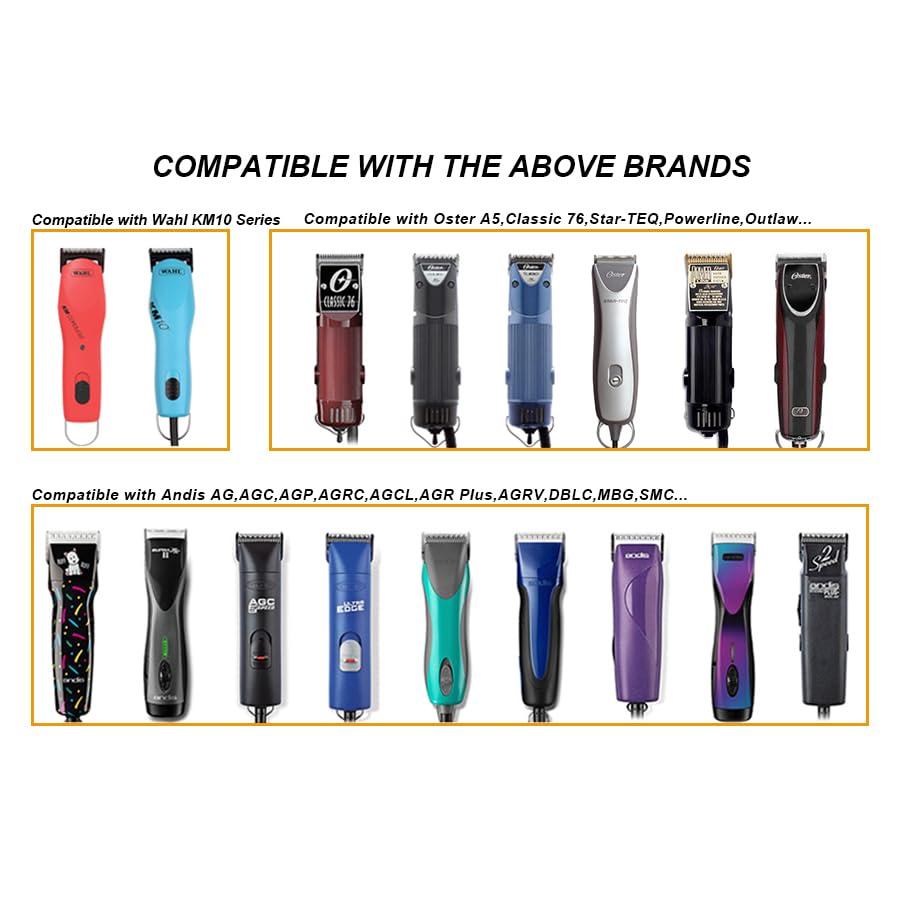0.5mm Professional Detachable Replacement Ceramic Blades Compatible with Most Shavers