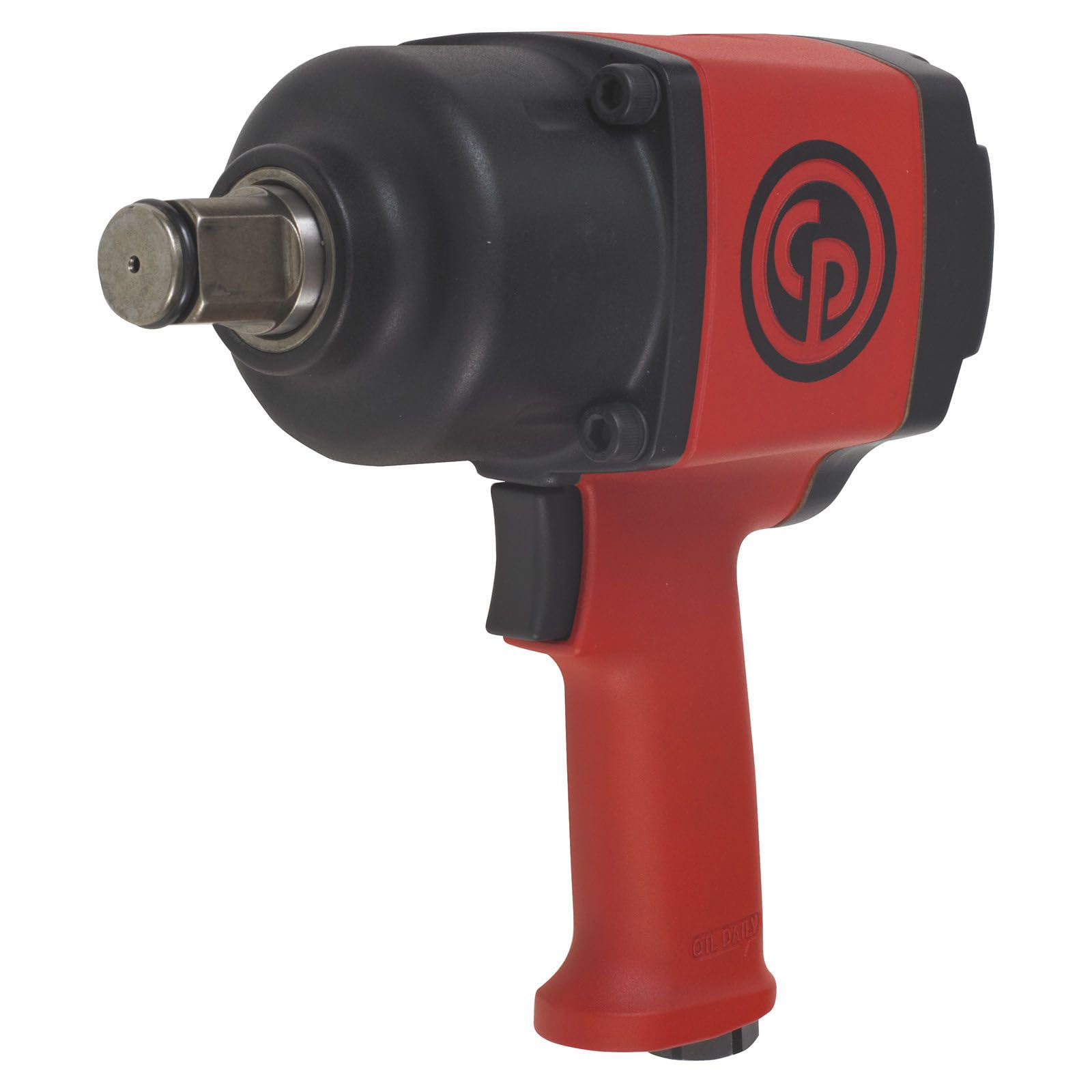 1 Inch Air Impact Wrench, Red, Metal