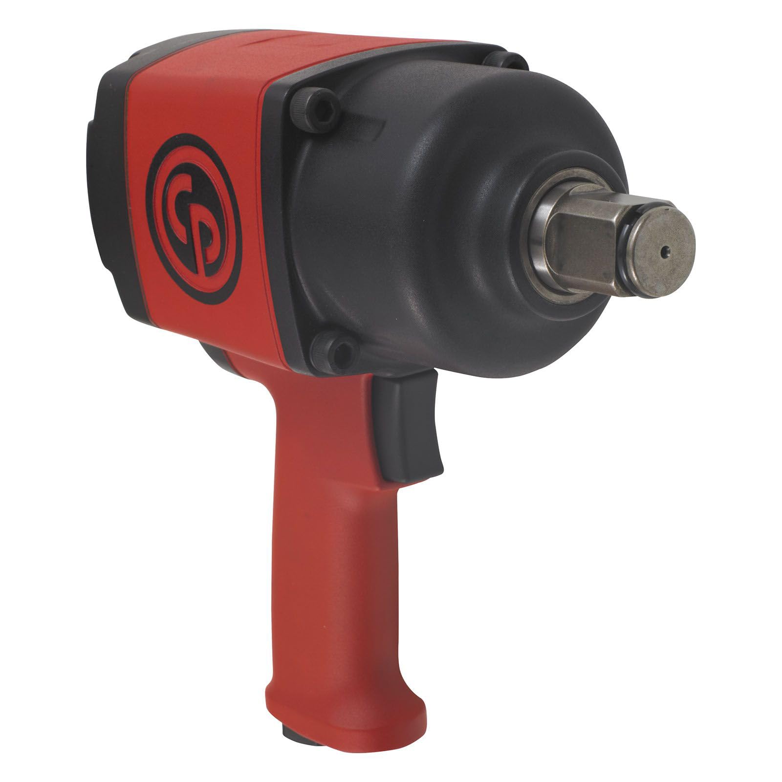 1 Inch Air Impact Wrench, Red, Metal