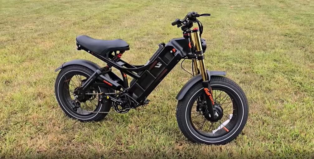 (2025 Version) 2500W 40 MPH Electric Mountain Bike Dual Motor 52V 60AH Battery 200 Miles Long Range Electric Bike for Adults 20 inch 4.5 inch Fat Tire Full Suspension Off-Road EBike