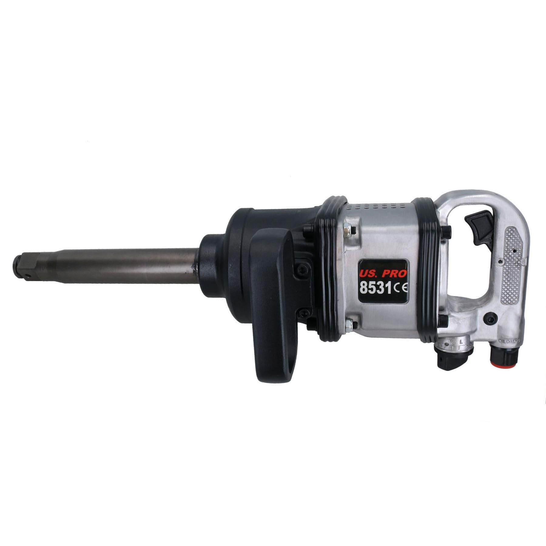 1 inch drive Industrial Impact Gun long anvil lever control 1600ft-lb