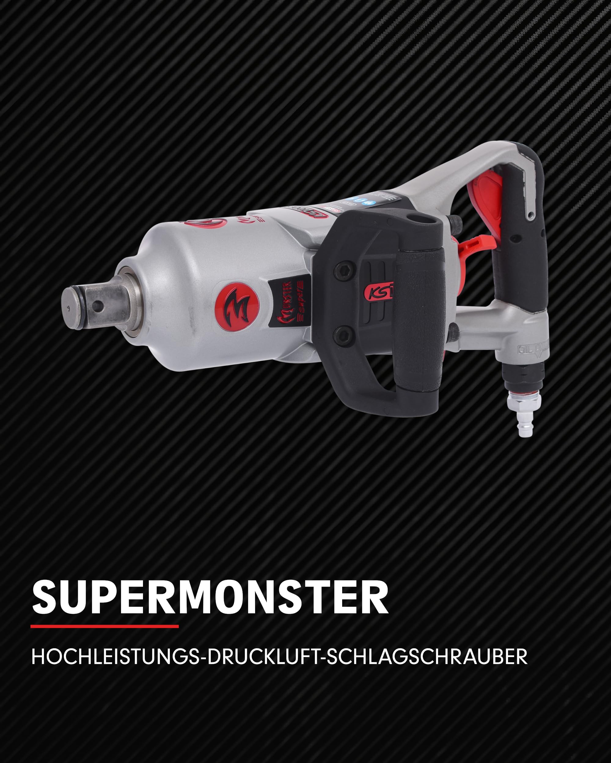 1 inch high performance impact wrench 3405 Nm