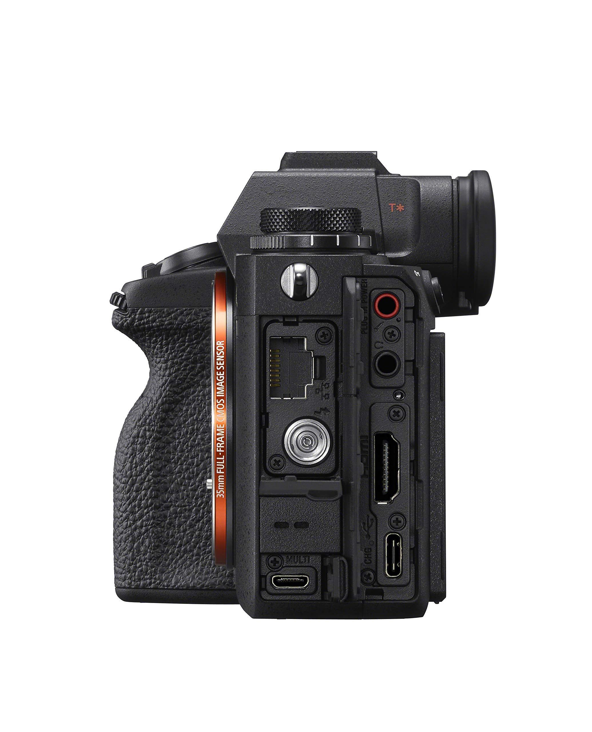 1 Full-Frame Mirrorless Camera Body Only Black Renewed High Resolution Professional Digital Camera for Photography and Videography