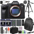1 Full-Frame Mirrorless Camera Bundle with Extra Battery Camera Backpack Handy Case Tripod 2X 64GB Memory Card Hand Wrist Strap and More Camera Kit